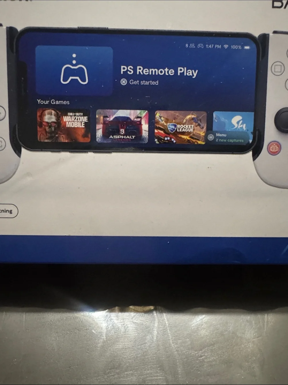 PlayStation PS Remote Play Mobile Controller - White